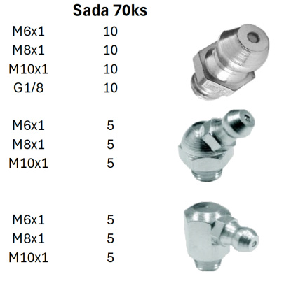 Box sada mazničiek 70ks